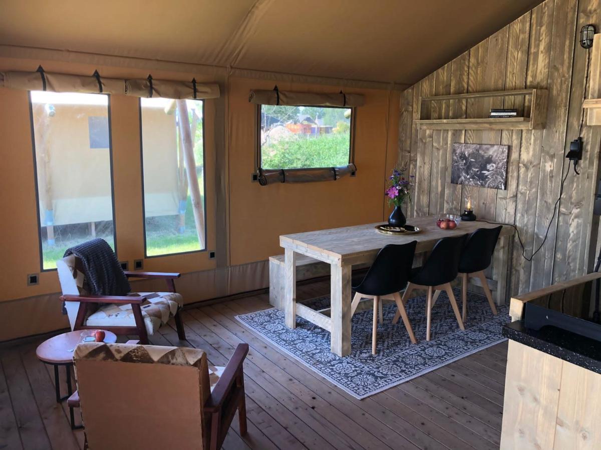 De Hazelaarshof Luxe Glampingtent Bij Natuurgebied De Millingerwaard Kekerdom 외부 사진