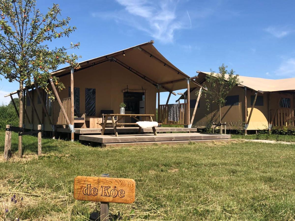 De Hazelaarshof Luxe Glampingtent Bij Natuurgebied De Millingerwaard Kekerdom 외부 사진
