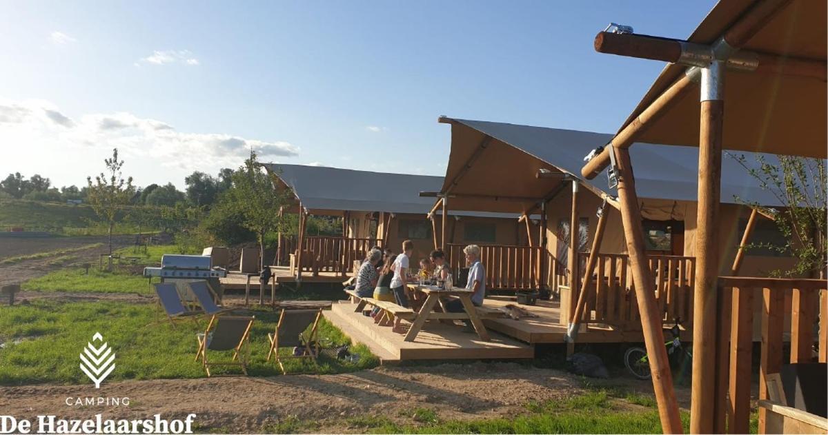 De Hazelaarshof Luxe Glampingtent Bij Natuurgebied De Millingerwaard Kekerdom 외부 사진