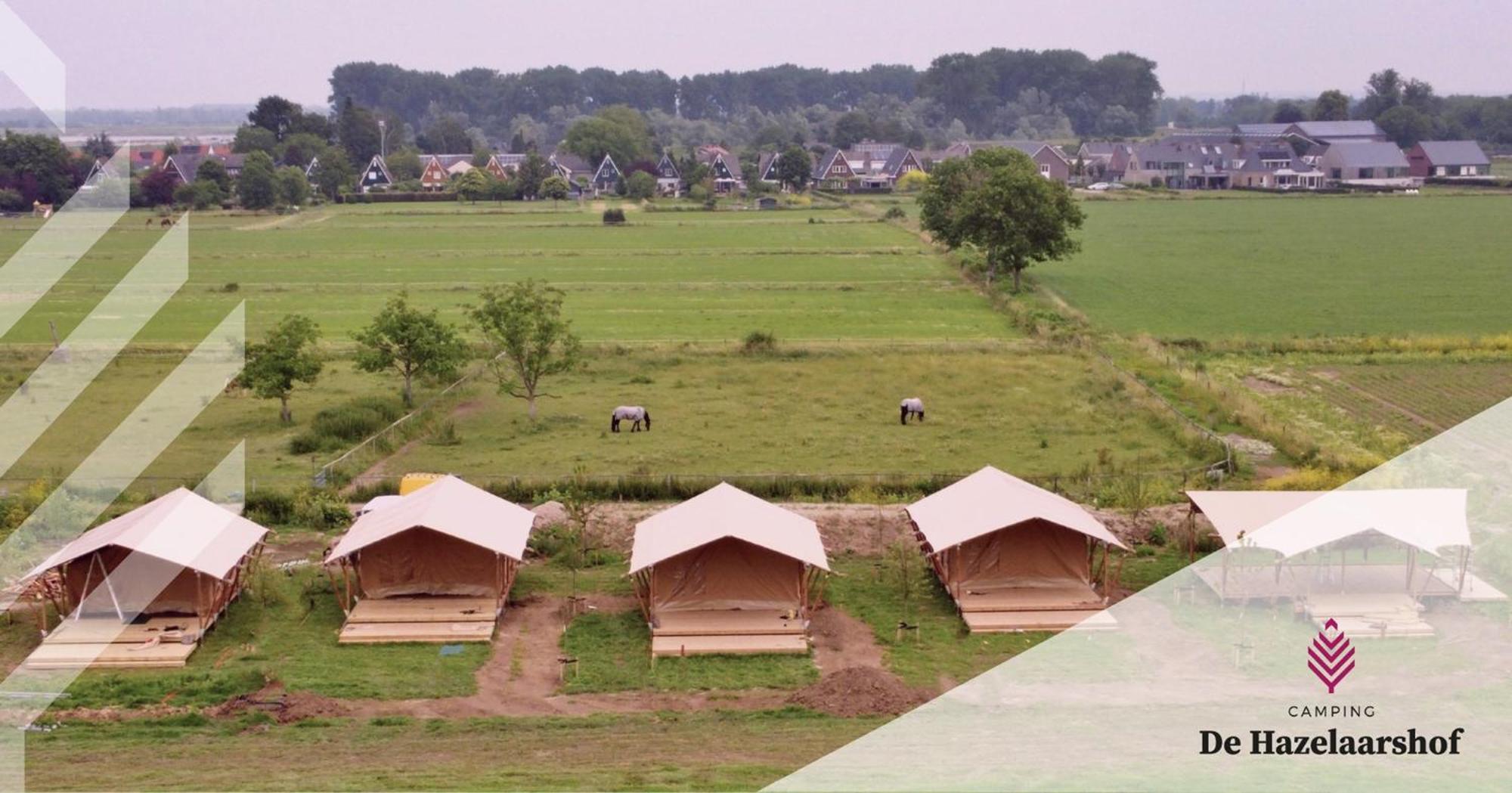 De Hazelaarshof Luxe Glampingtent Bij Natuurgebied De Millingerwaard Kekerdom 외부 사진